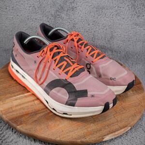 On Running Athletic Shoes in Pink and Orange